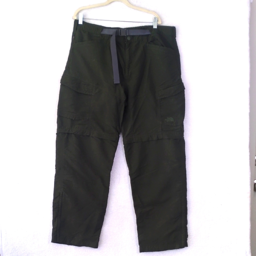 The North Face Men's Forest Green Regular Fit Nylon Snow Ski Winter Pants‎ XL